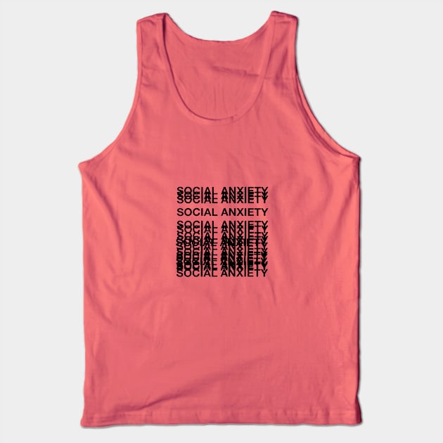 Anxiety Amazon Logo Tank Top by pertiwa